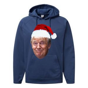 Donald Trump Christmas Funny Maga Santa Hat Gift Performance Fleece Hoodie