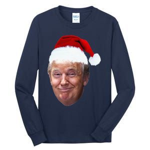 Donald Trump Christmas Funny Maga Santa Hat Gift Tall Long Sleeve T-Shirt