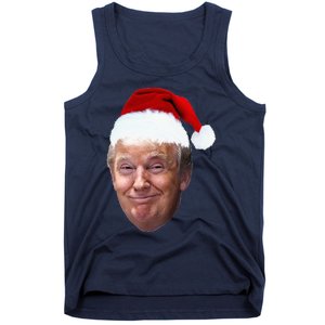 Donald Trump Christmas Funny Maga Santa Hat Gift Tank Top