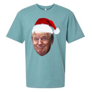 Donald Trump Christmas Funny Maga Santa Hat Gift Sueded Cloud Jersey T-Shirt