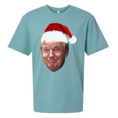 Donald Trump Christmas Funny Maga Santa Hat Gift Sueded Cloud Jersey T-Shirt