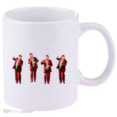 Donald Trump Christmas Funny Conservative Maga 11oz C Handle Ceramic Mug