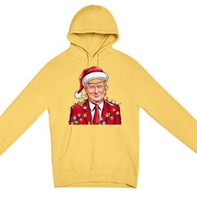 Donald Trump Christmas Funny Maga Holiday Premium Pullover Hoodie