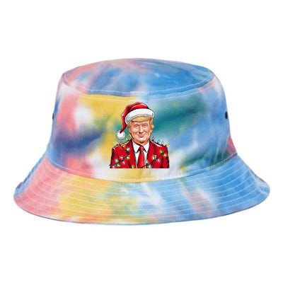 Donald Trump Christmas Funny Maga Holiday Tie Dye Newport Bucket Hat