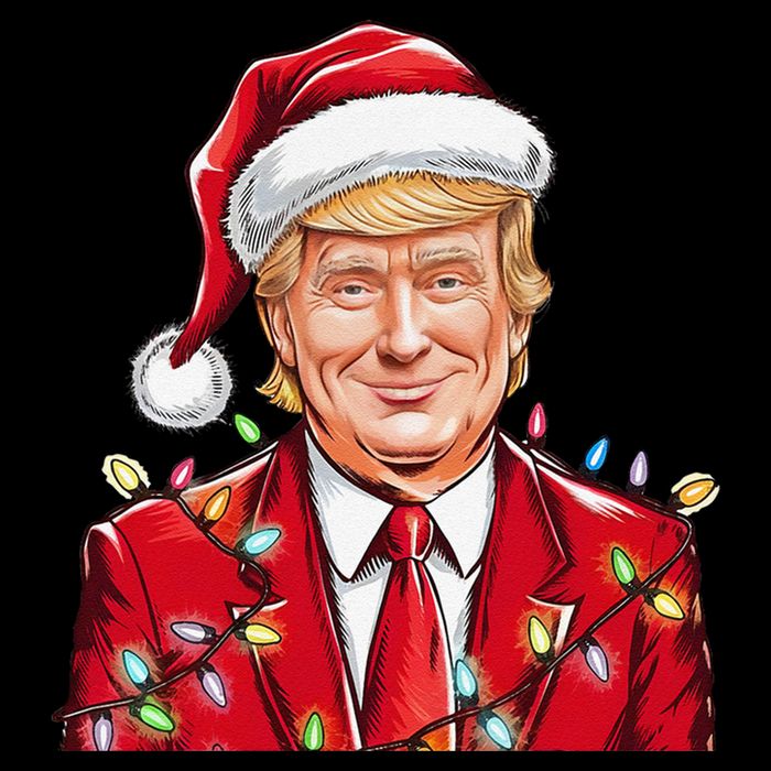 Donald Trump Christmas Funny Maga Holiday Apron