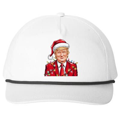 Donald Trump Christmas Funny Maga Holiday Snapback Five-Panel Rope Hat