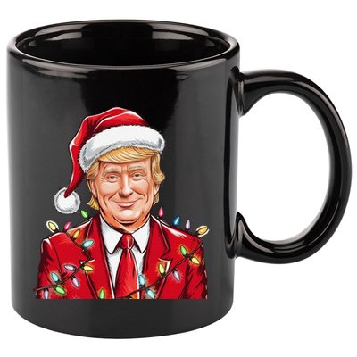 Donald Trump Christmas Funny Maga Holiday 11oz C Handle Ceramic Mug