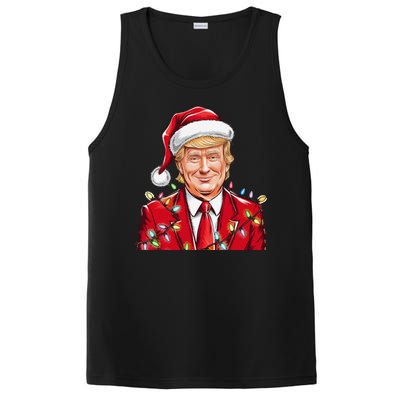 Donald Trump Christmas Funny Maga Holiday PosiCharge Competitor Tank