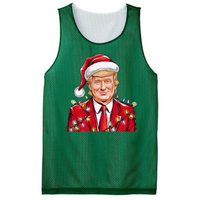 Donald Trump Christmas Funny Maga Holiday Mesh Reversible Basketball Jersey Tank