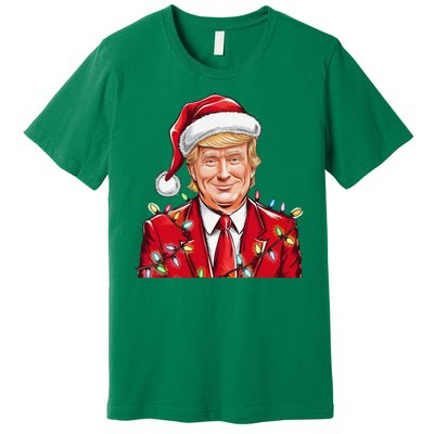 Donald Trump Christmas Funny Maga Holiday Premium T-Shirt