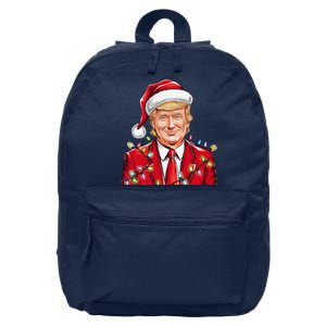 Donald Trump Christmas Funny Maga Holiday 16 in Basic Backpack