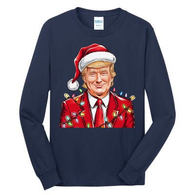 Donald Trump Christmas Funny Maga Holiday Tall Long Sleeve T-Shirt