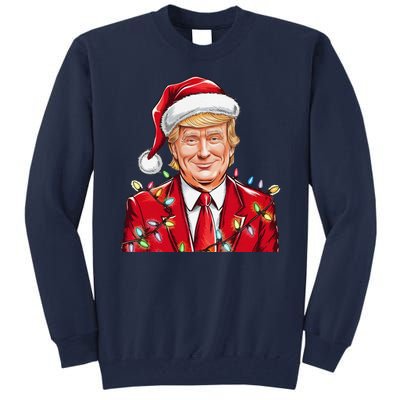 Donald Trump Christmas Funny Maga Holiday Tall Sweatshirt