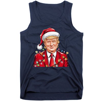 Donald Trump Christmas Funny Maga Holiday Tank Top