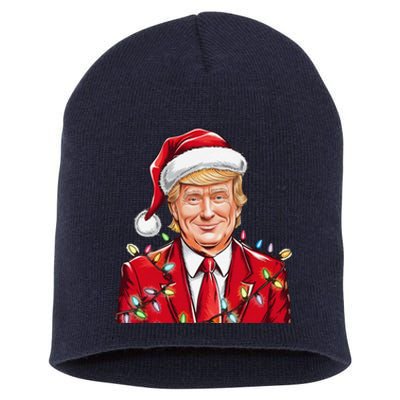 Donald Trump Christmas Funny Maga Holiday Short Acrylic Beanie