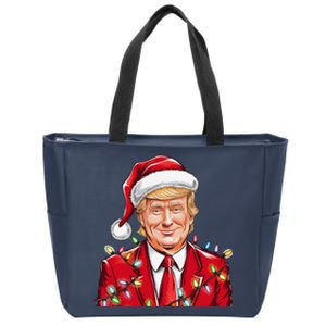 Donald Trump Christmas Funny Maga Holiday Zip Tote Bag