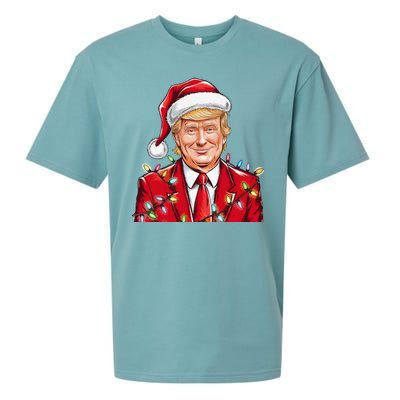 Donald Trump Christmas Funny Maga Holiday Sueded Cloud Jersey T-Shirt