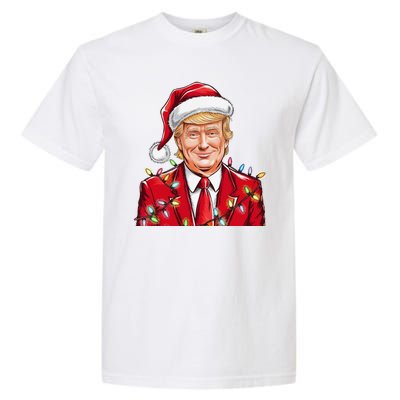 Donald Trump Christmas Funny Maga Holiday Garment-Dyed Heavyweight T-Shirt