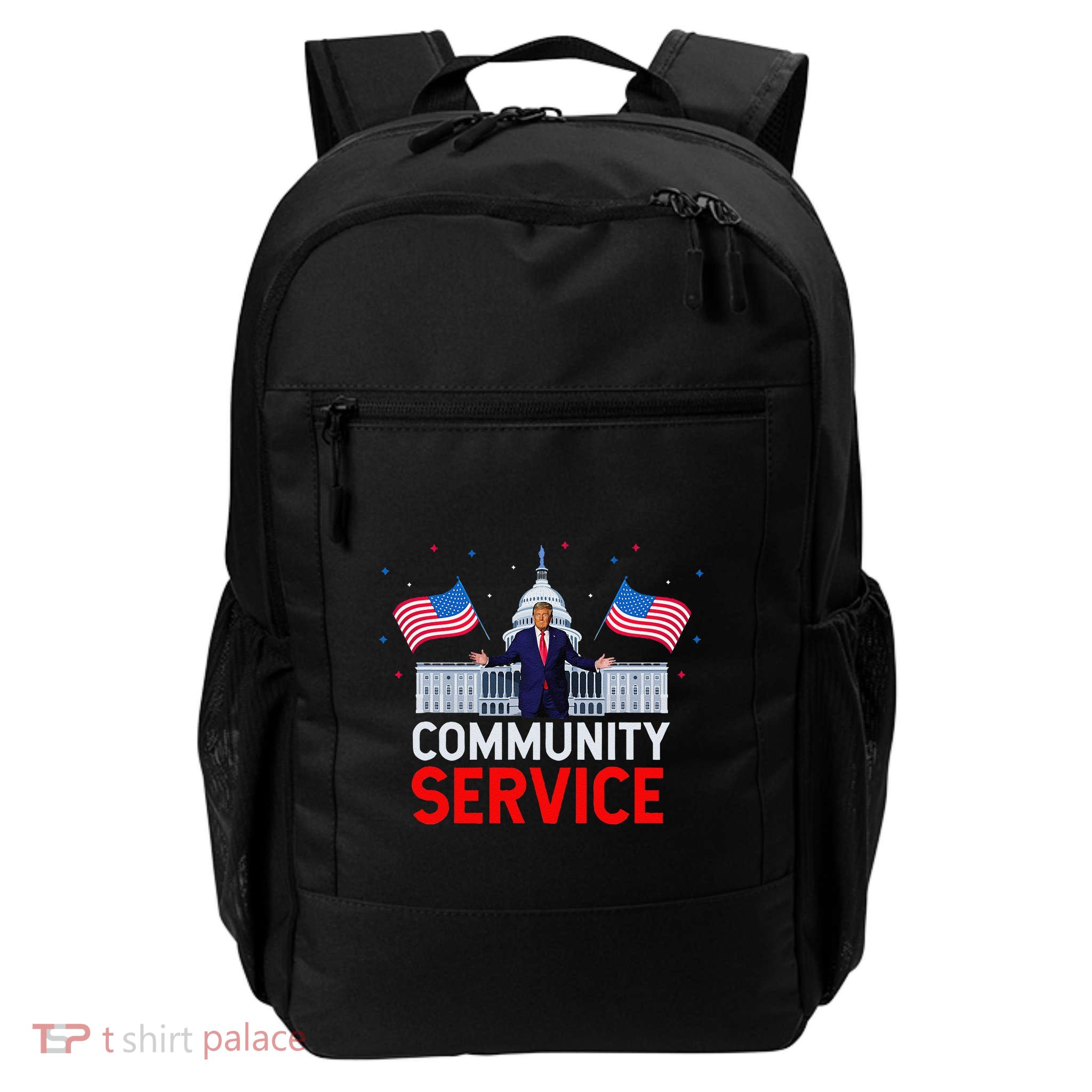 Donald Trump Community Service Inauguration Daily Commute Backpack