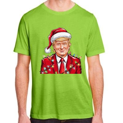 Donald Trump Christmas Funny Maga Santa Hat Adult ChromaSoft Performance T-Shirt