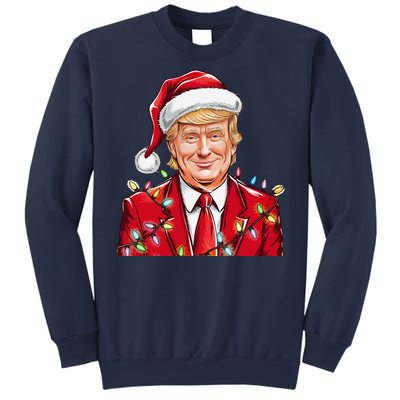 Donald Trump Christmas Funny Maga Santa Hat Sweatshirt