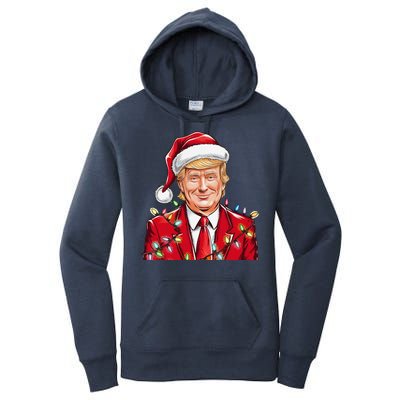 Donald Trump Christmas Funny Maga Santa Hat Women's Pullover Hoodie