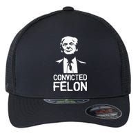 Donald Trump Convicted Felon Stencil Graffiti Flexfit Unipanel Trucker Cap