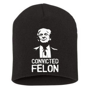 Donald Trump Convicted Felon Stencil Graffiti Short Acrylic Beanie