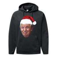 Donald Trump Christmas Funny Maga Santa Hat Gift Performance Fleece Hoodie