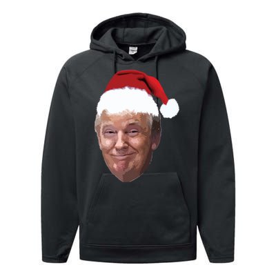 Donald Trump Christmas Funny Maga Santa Hat Gift Performance Fleece Hoodie