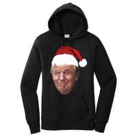 Donald Trump Christmas Funny Maga Santa Hat Gift Women's Pullover Hoodie