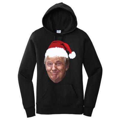 Donald Trump Christmas Funny Maga Santa Hat Gift Women's Pullover Hoodie