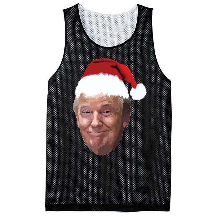 Donald Trump Christmas Funny Maga Santa Hat Gift Mesh Reversible Basketball Jersey Tank