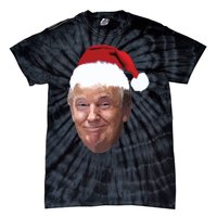 Donald Trump Christmas Funny Maga Santa Hat Gift Tie-Dye T-Shirt