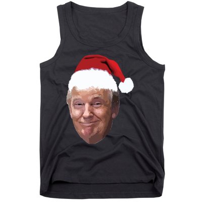 Donald Trump Christmas Funny Maga Santa Hat Gift Tank Top