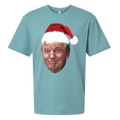 Donald Trump Christmas Funny Maga Santa Hat Gift Sueded Cloud Jersey T-Shirt