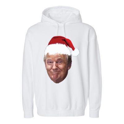 Donald Trump Christmas Funny Maga Santa Hat Gift Garment-Dyed Fleece Hoodie