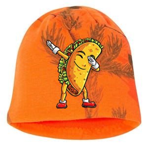 Dabbing Taco Cinco de Mayo Funny Mexican Food Dab Kati - Camo Knit Beanie