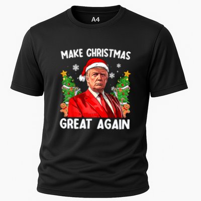 Donald Trump Christmas Funny Conservative Maga Performance Shirt