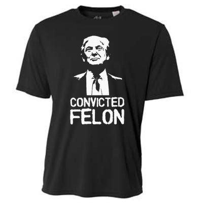 Donald Trump Convicted Felon Stencil Graffiti Cooling Performance Crew T-Shirt