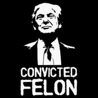 Donald Trump Convicted Felon Stencil Graffiti Cooling Performance Crew T-Shirt