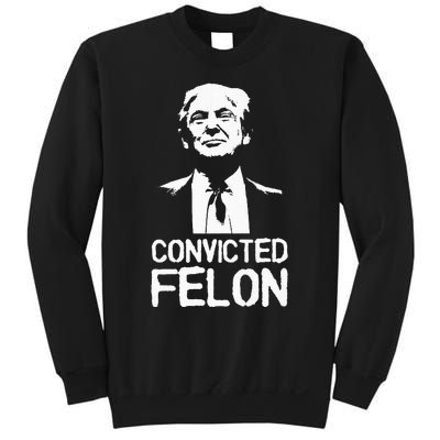 Donald Trump Convicted Felon Stencil Graffiti Sweatshirt