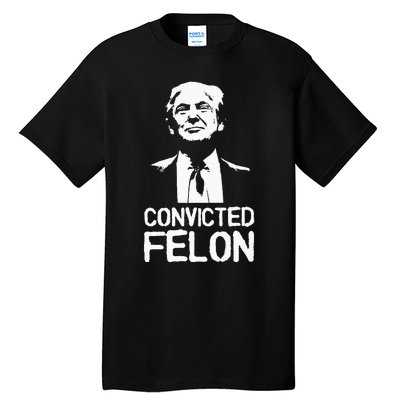 Donald Trump Convicted Felon Stencil Graffiti Tall T-Shirt