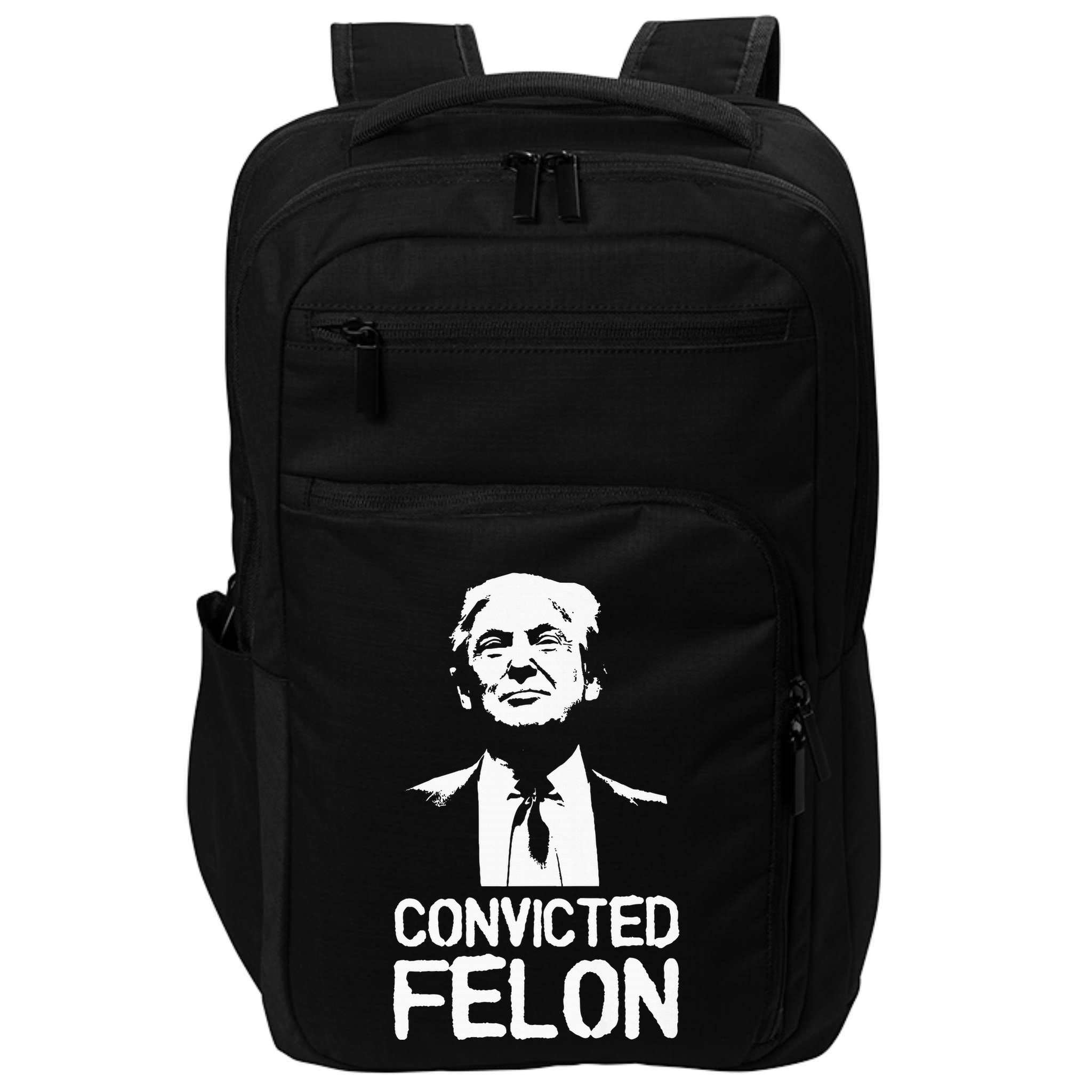 Donald Trump Convicted Felon Stencil Graffiti Impact Tech Backpack