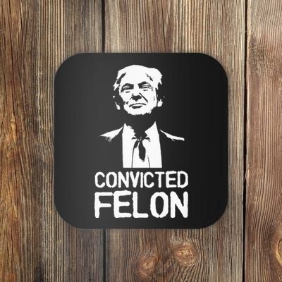 Donald Trump Convicted Felon Stencil Graffiti Coaster