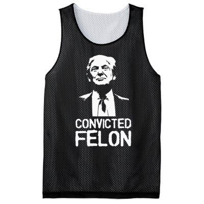 Donald Trump Convicted Felon Stencil Graffiti Mesh Reversible Basketball Jersey Tank