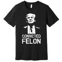 Donald Trump Convicted Felon Stencil Graffiti Premium T-Shirt