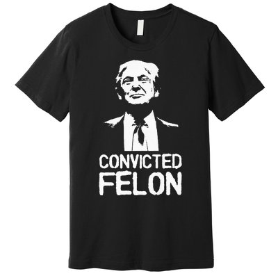 Donald Trump Convicted Felon Stencil Graffiti Premium T-Shirt