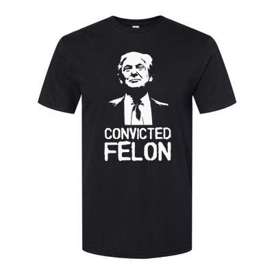 Donald Trump Convicted Felon Stencil Graffiti Softstyle CVC T-Shirt