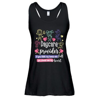 Daycare Teacher Childcare Daycare Provider Ladies Essential Flowy Tank